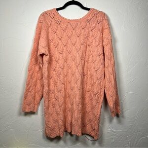 Soft Girl Oversized Women's Pastel Cable Knit Sweater Cozy